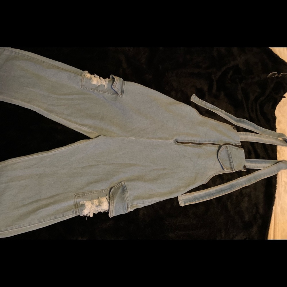 one of a kind overalls brand new no tags!